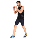 Recharge Polyester Compression Shorts (Navy)