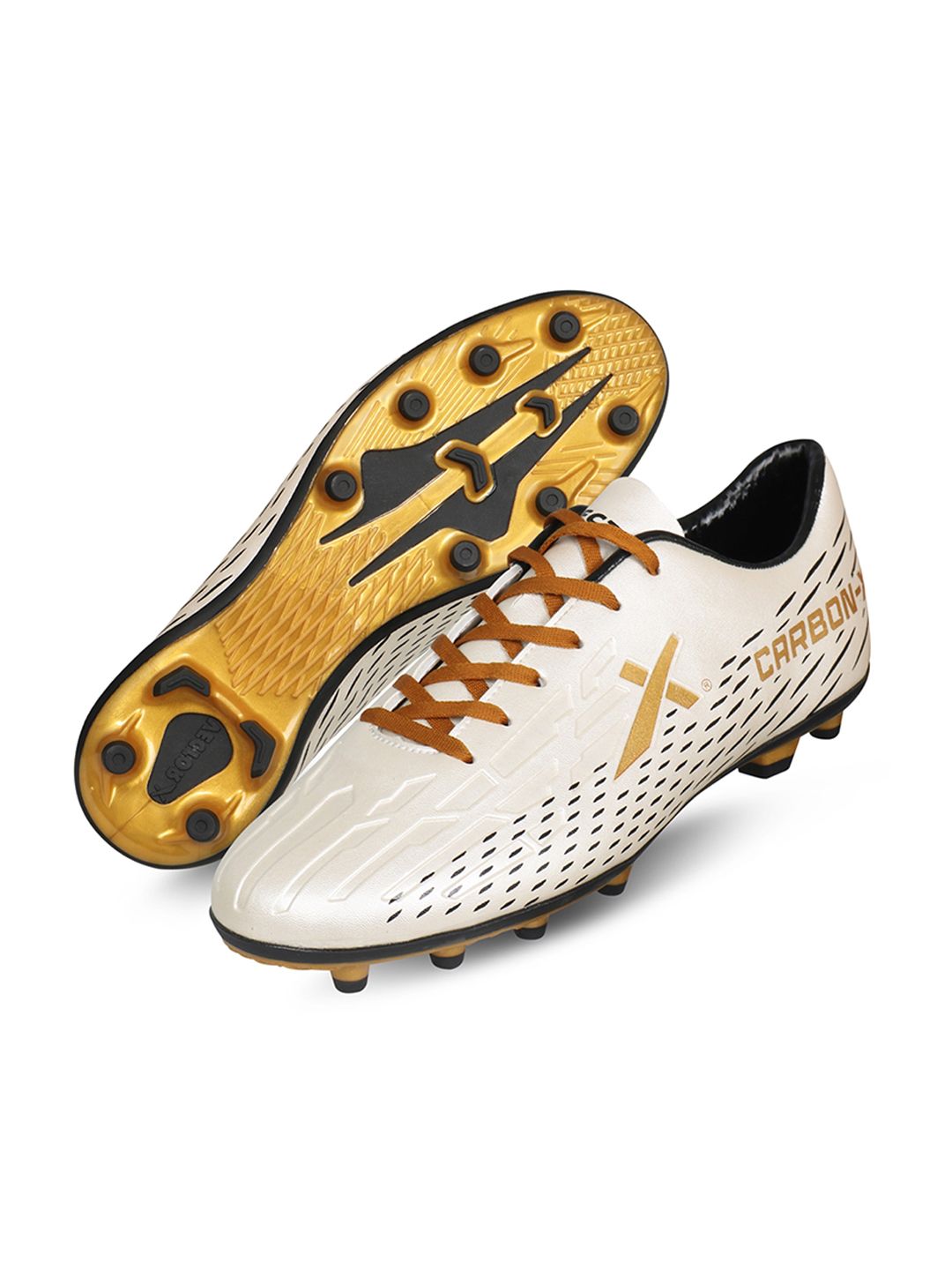 Vector X Carbon-X Men's Soccer Football Shoes Synthetic Leather/TPU Sole Upper Material Athletic|Lightweight Durable Sports Footwear Shoe for Adult, Men & Boys Youth Unisex