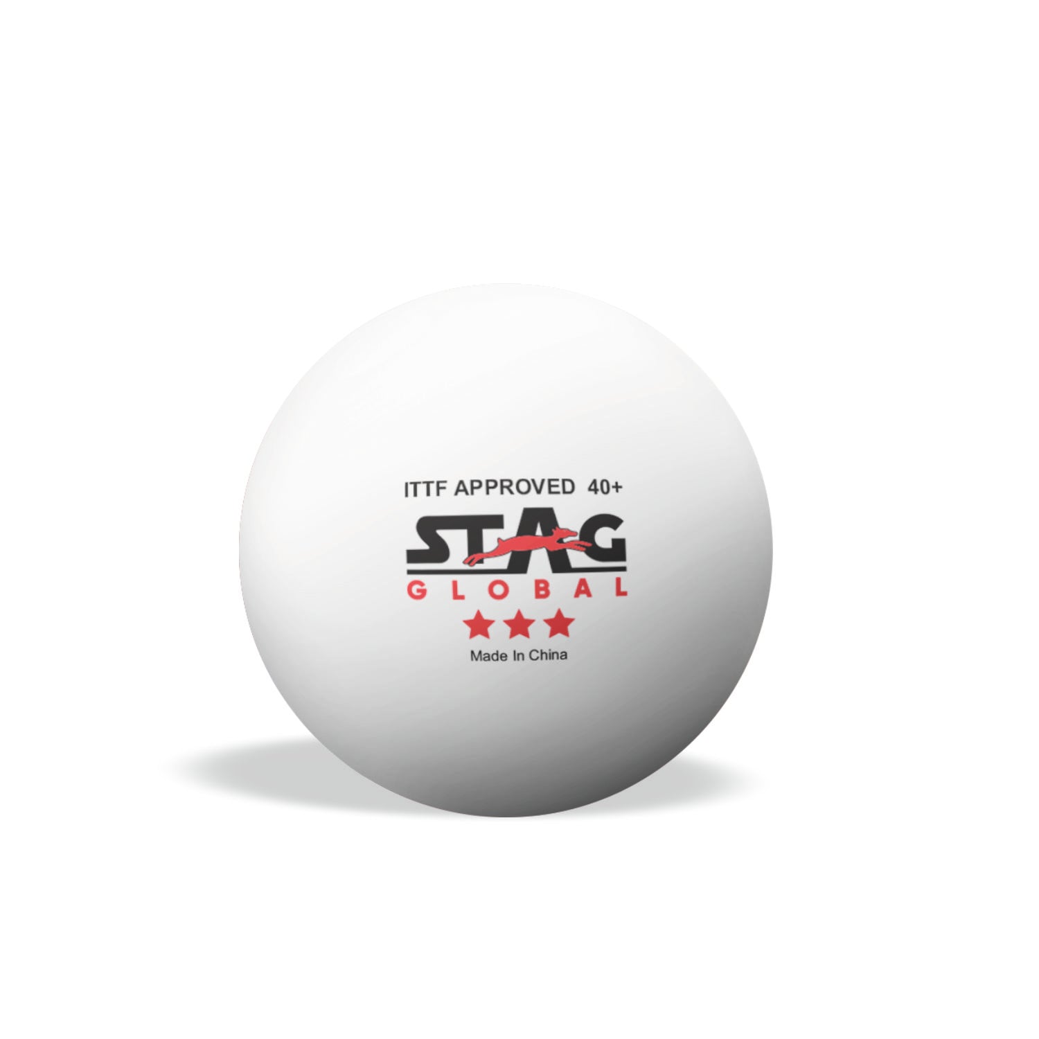 STAG GLOBAL Special Edition : Rome 2024  3 Star 40+ MM Table Tennis Ball