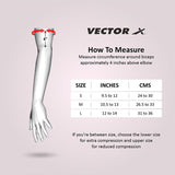 Vector X Elbow Support with Anti Slip for Gym Elbow Band for Pain Relief Tennis Elbow Band for Men & Women Tennis Elbow Support for Badminton Cricket & Sports Elbow Sleeves/Elbow Guard