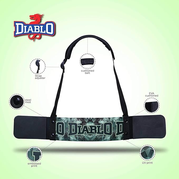 Diablo Muscle Arms Bicep Builder Arm Blaster Fitness Padded Strap | Kibi Sports