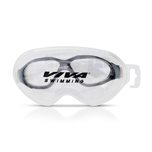 Viva Swimming VIVA-410 High Performance Mask Goggle|Anti Fog|UV Protection|With Branded Case|Unisex Adults/Boys Swimming Goggles