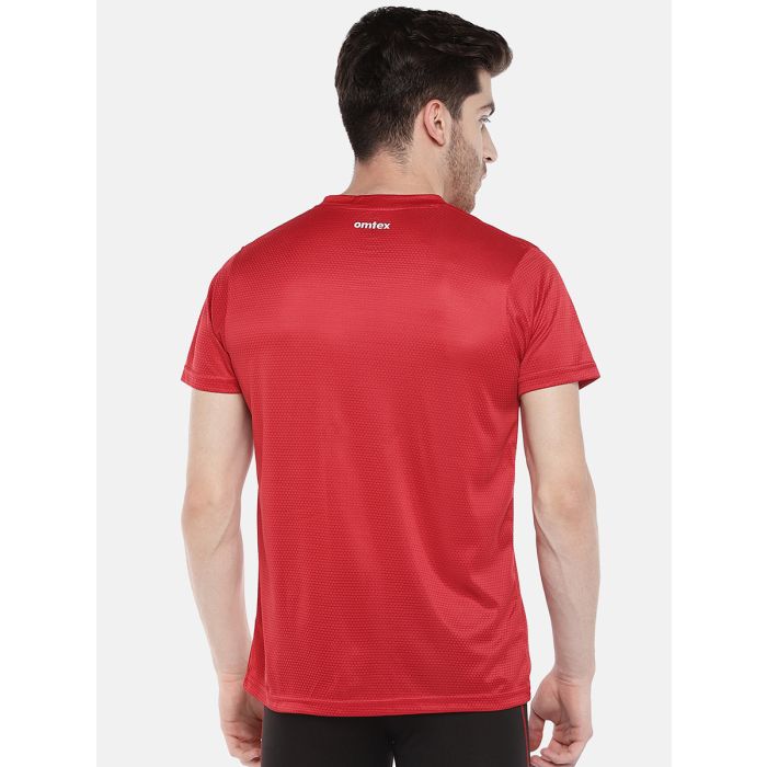 Omtex Sports Mens T-Shirt - Red - 1801