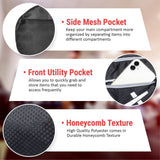 Vector X Attacker Polyester Gym Bag|Shoulder Bag|Sports Bag|Sports & Travel Bag|Duffle Bags for Men & Women|Exercise and Fitness|Black | Capacity - 20 Liter