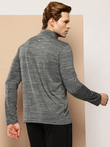 ALCIS MEN SOLID ZIPFLEX TEE