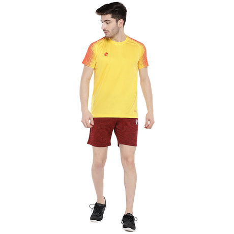Spider 007 T Shirt Round Neck Half SL Golden Yellow | Omtex