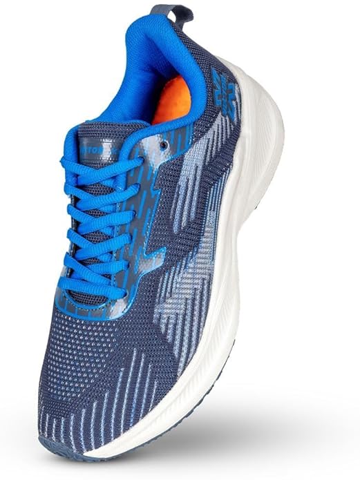 Vector X Sky Running Shoe Tennis Shoes | Rubber Sole with Knitted Upper Lightweight Sport Gym Jogging Walking Sneakers