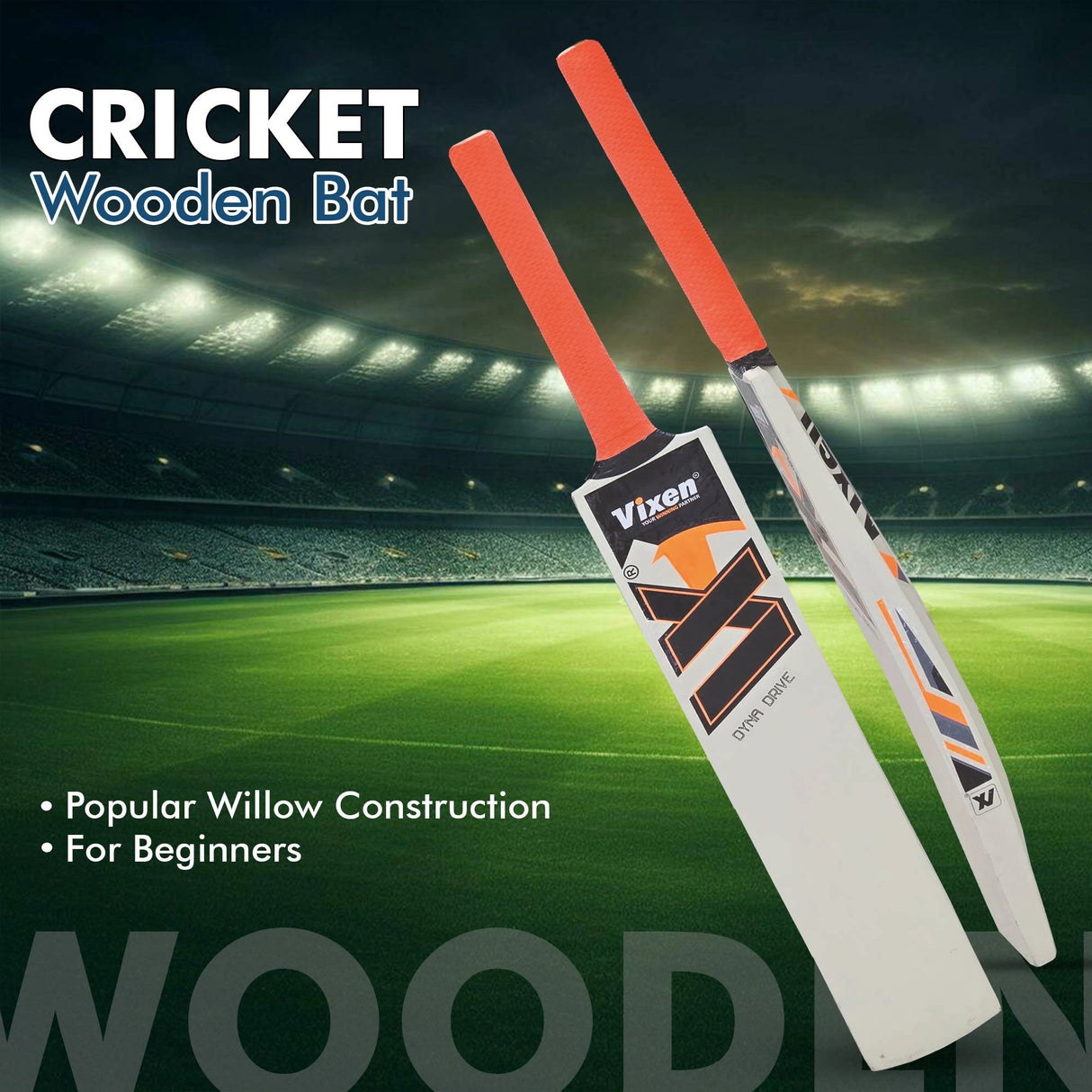 CRICKET BAT WOODEN DYNA DRIVE