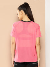 Pink Breezy Training Cover-Up Tee