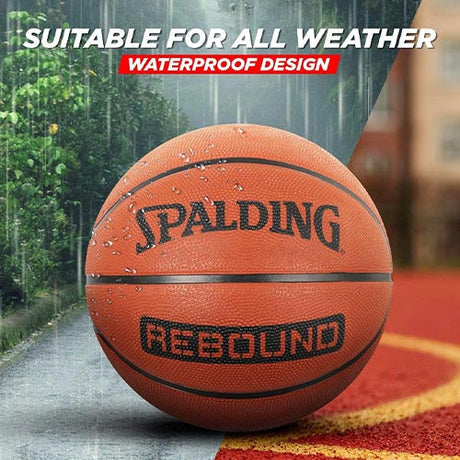 Vector X Cosmic Basketball Shoe with Spalding Rebound Rubber Streetball Basketball Combo Set for Men, Breathable Non Slip Outdoor Sneakers Cushioning Workout Shoes for Fitness