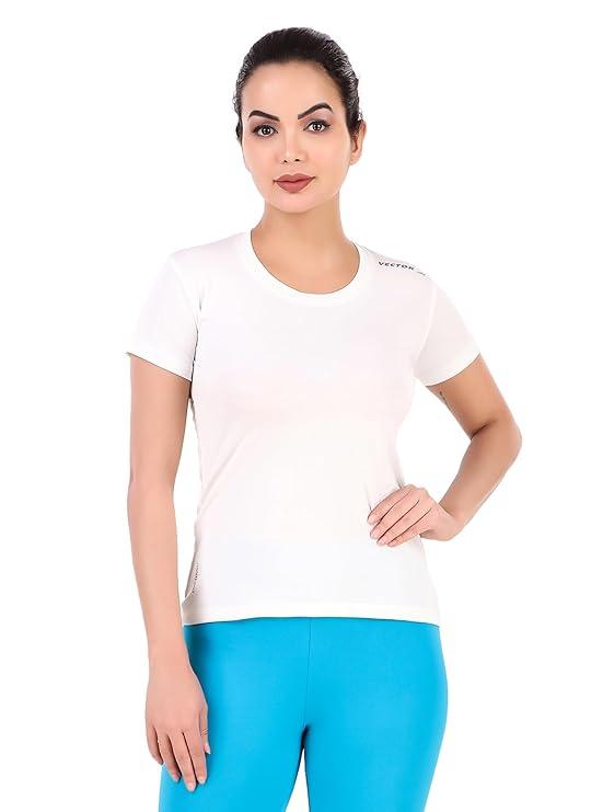 VECTOR X OGT-317 WOMEN'S SMART FIT SPORTS ROUND NECK T-SHIRTS