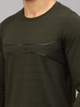 Vector X Mens Full Sleeve Round Neck Jersey/ t-shirt For Fitness Training (Silver, XXL)