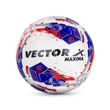 Vector X 32 Panel Maxima Rubber Thermo Fused FIFA Approved Indoor/Outdoor Football with Butyl Bladder,Suitable for Match and Training for Adut and Kids 10-14 Years