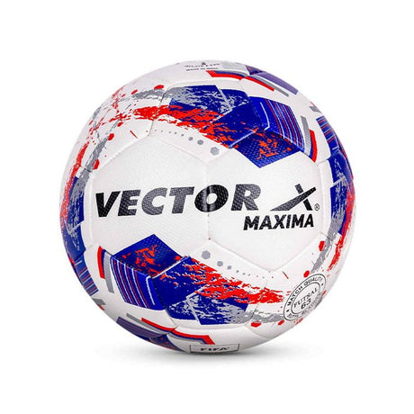 Vector X 32 Panel Maxima Rubber Thermo Fused FIFA Approved Indoor/Outdoor Football with Butyl Bladder,Suitable for Match and Training for Adut and Kids 10-14 Years