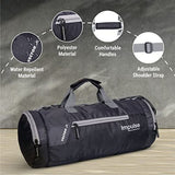 Vector X Gym Duffel 26L Sports Bag for Men and Women Polyester | Large Compartment | Front Utility Pocket | Mesh Side Pocket | Durable Base | Adjustable Shoulder Strap Travel Bag
