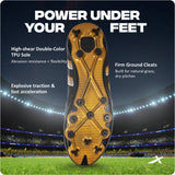 Vector X Dynamite 2.0 Unisex Lightweight Synthetic Upper Football Shoes with Durable TPU Sole|Men’s Sports & Outdoor Training Athletic Footwear for Practice & Play