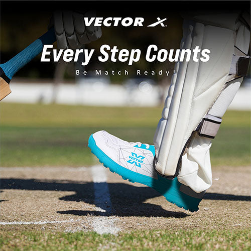 Vector X Bouncer 2.0 Cricket Shoes for Men's - Fast Strap Sporty Synthetic Breathable Upper with Ventilation Holes|PVC Sole Stud, Lightweight, Comfortable & Durable Shoe for All Rounder Performance