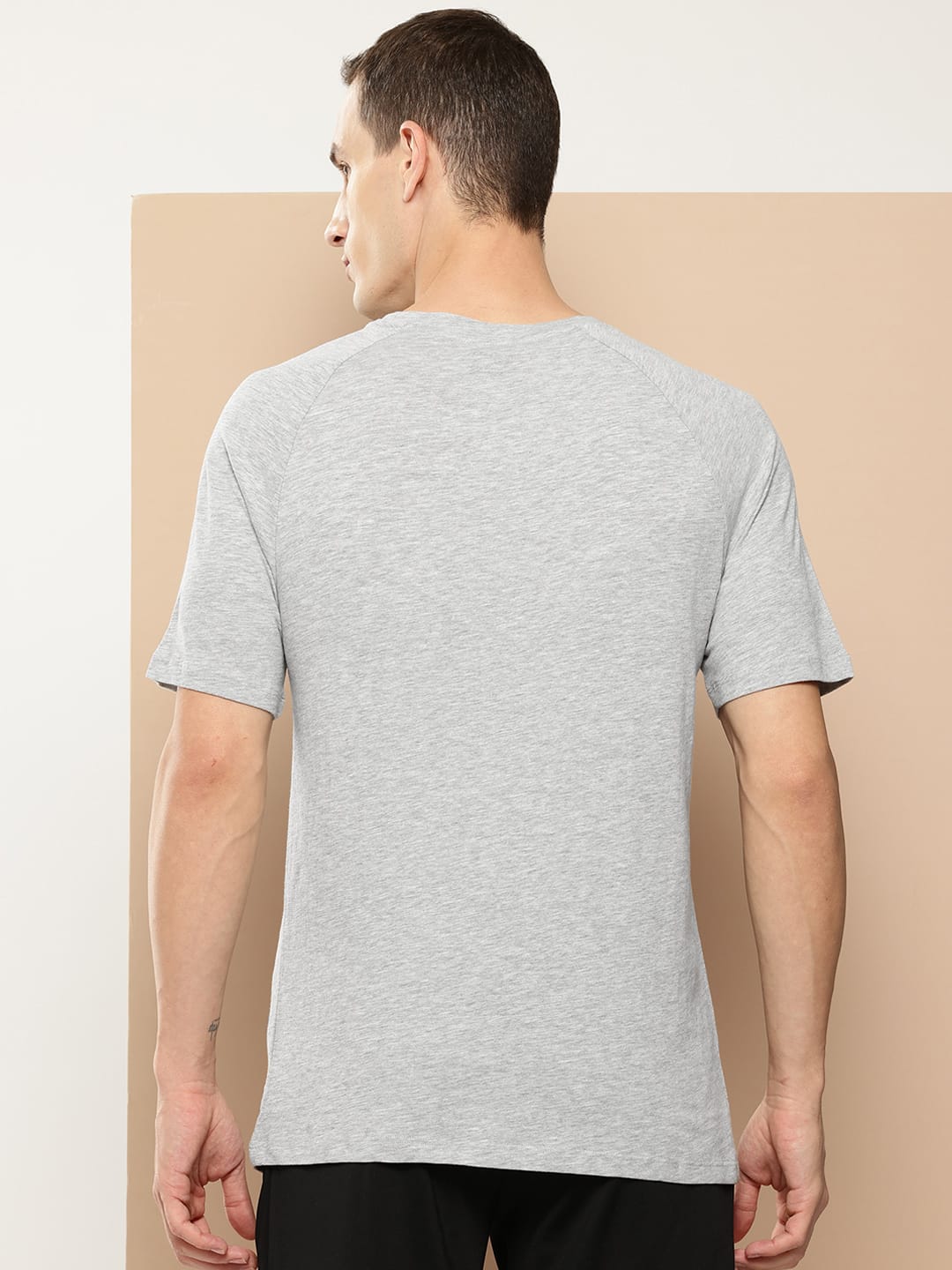 Alcis Men Grey Sustainable Statement Tee