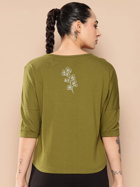 ALCIS WOMENS CHEST PRINT TEE