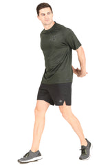 Men's Oversize Sportswear Tshirt (Green Dot)