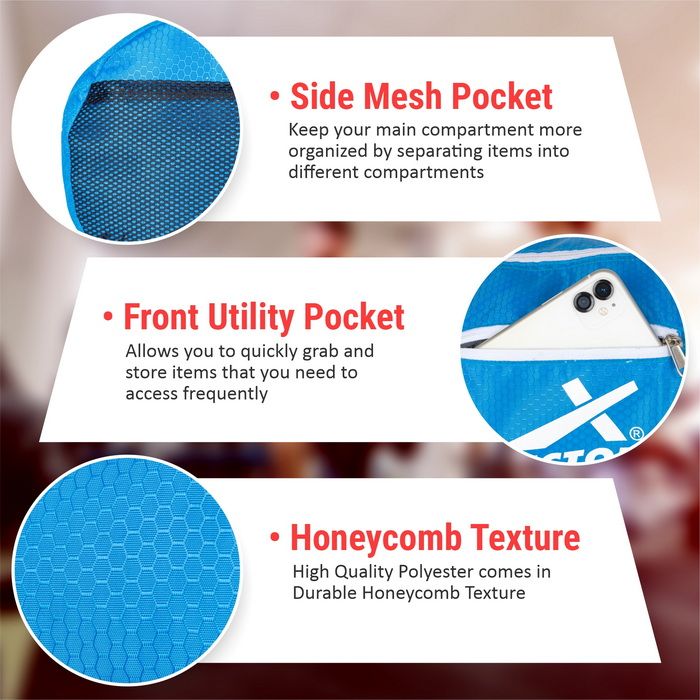 Vector X Attacker Polyester Gym Bag|Shoulder Bag|Sports Bag|Sports & Travel Bag|Duffle Bags for Men & Women|Exercise and Fitness|Black | Capacity - 20 Liter