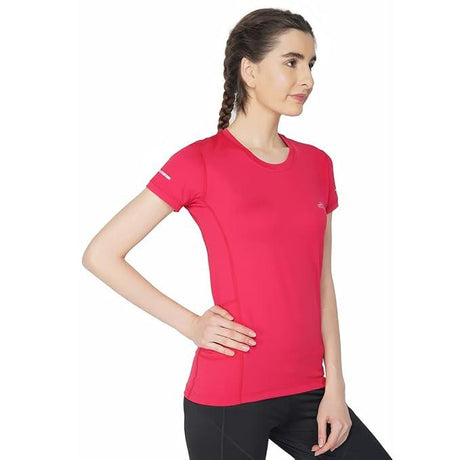 Vector X OGT-107 Girls Round Neck 4-Way Stretch T-Shirt(Orchid-Pink-XXL)