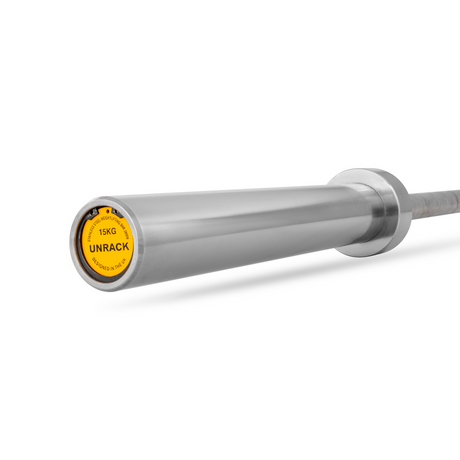 The Weightlifting Training Barbell, 15 KG, Womens - Built for Oly Lifts Unrack | KIBI SPORTS