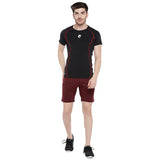 Omtex Shorts for Men - Red