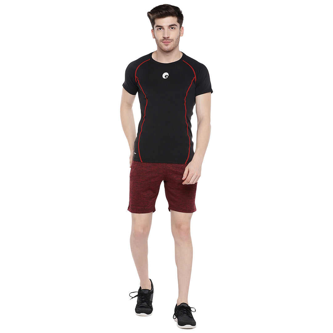 Omtex Shorts for Men - Red