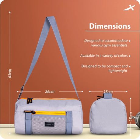 Vector X Tone UP Workout Bag for Sports, Unisex Sports Carry Bag, Adjustable Shoulder Gym Bag and Weekend Travel Bag