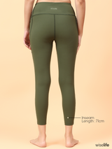 Active Fitted Leggings (Olive green)