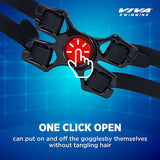 Viva Swimming Unicorn Clear Mirror Lens & Wide-Vision Swim Goggles for Swimming Practice, Training, Competition| Anti-Fog, UV Protection| Branded Case Packing  for Professional Players Adult Men Women