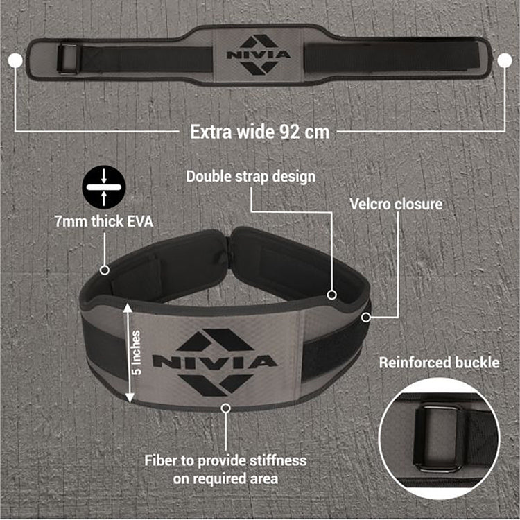 5" Quick-Lock Gym Belt Weightlifting Gym Belt