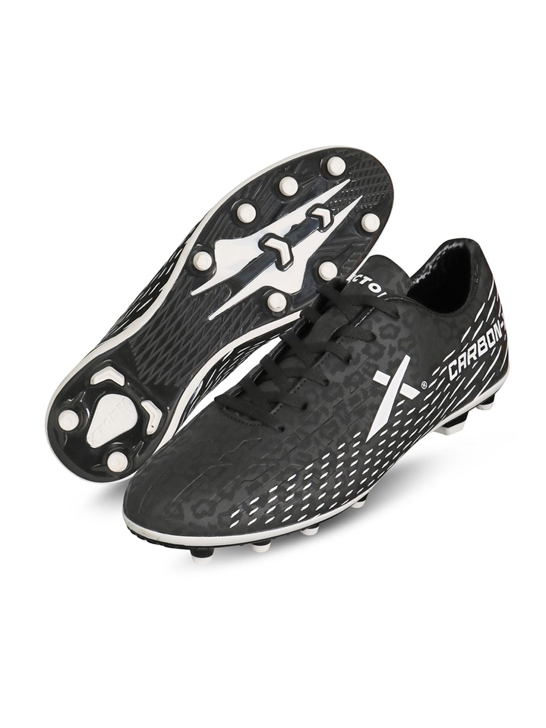 Vector X Carbon-X Men's Soccer Football Shoes Synthetic Leather/TPU Sole Upper Material Athletic|Lightweight Durable Sports Footwear Shoe for Adult, Men & Boys Youth Unisex