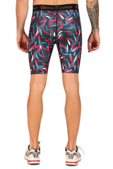 Men's Polyester Compression Shorts (Picasso)