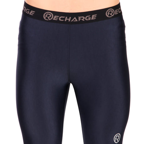 Recharge Polyester Compression Pant (Navy Blue)