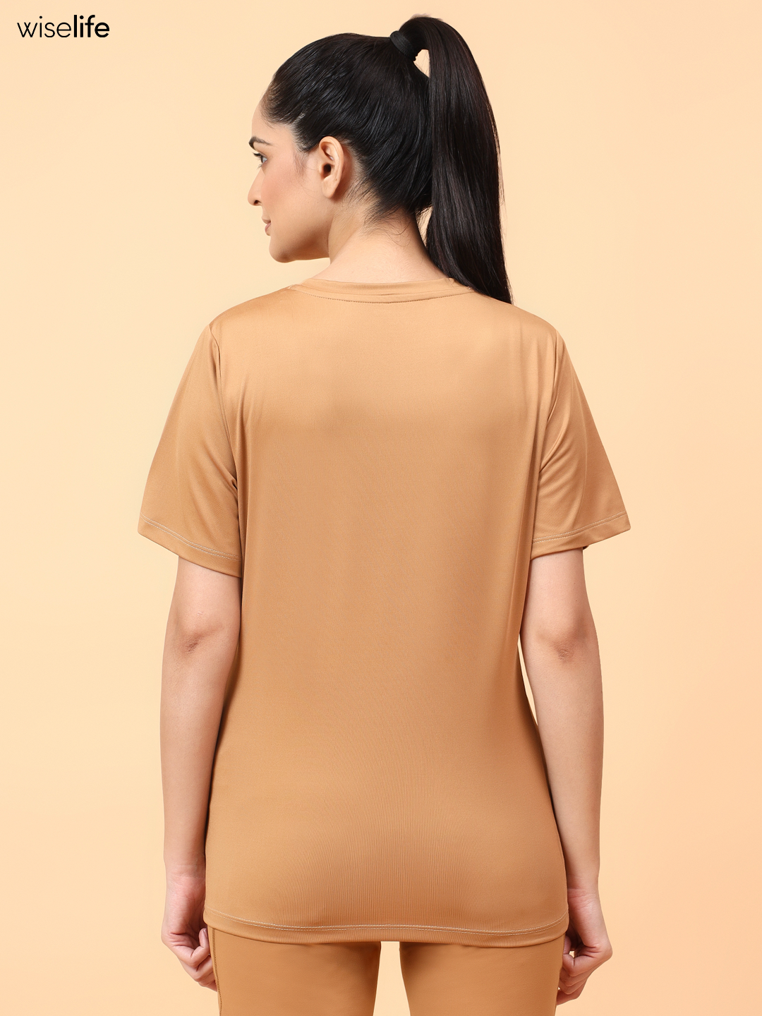 Purpose Printed Active T-shirt (Brown)