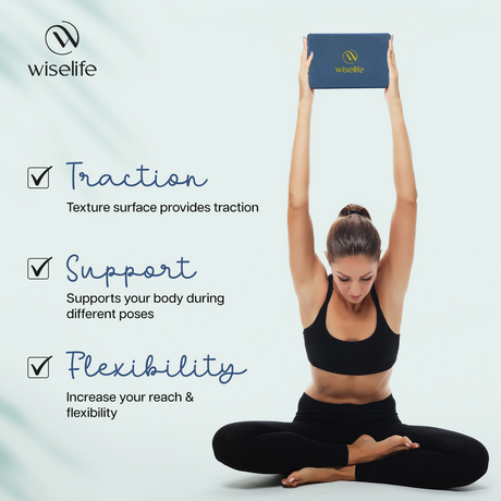 Sleek Yoga Block Set of 2 | Wiselife