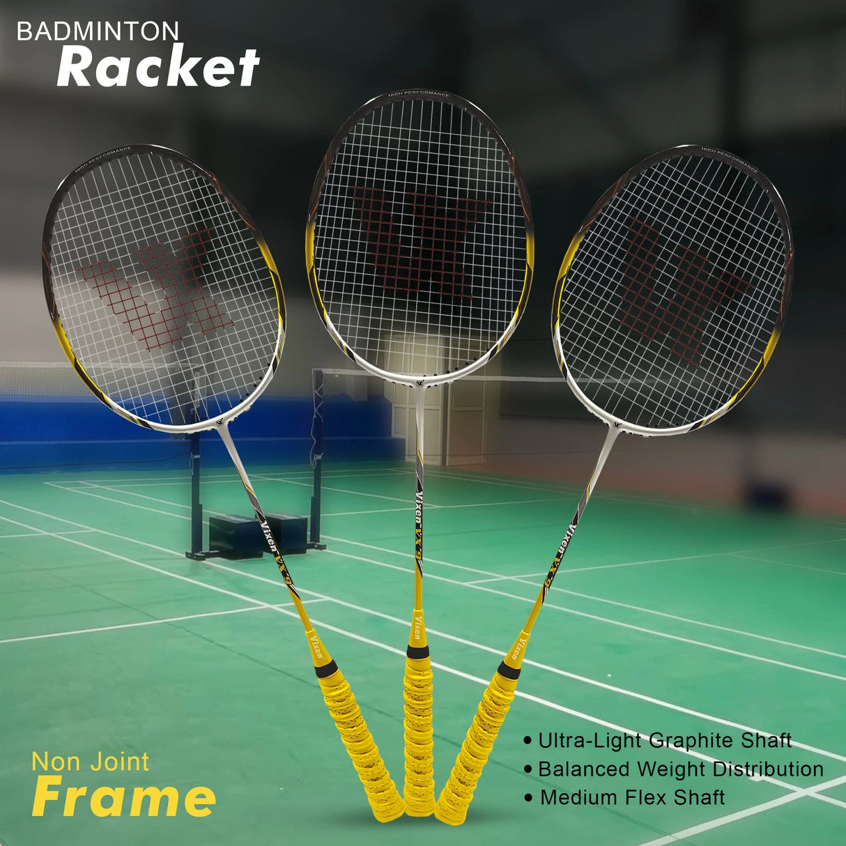 BADMINTON RACKET  VX 9