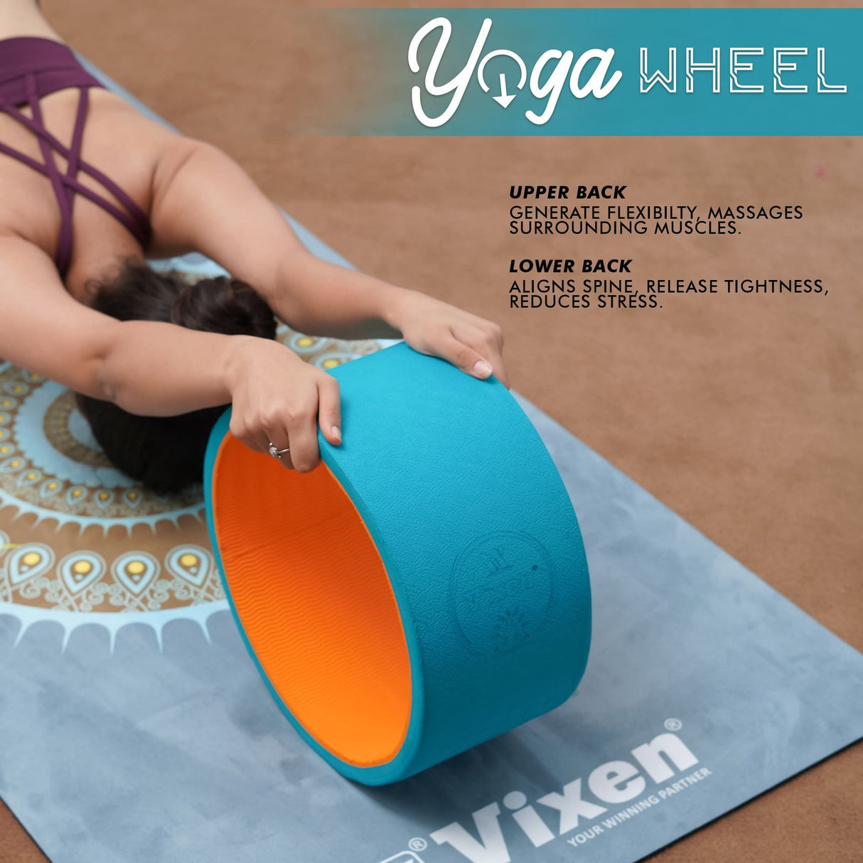 VIXEN YOGA WHEEL TPE LARGE