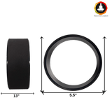 Vedam Yoga Wheel 13 x 5.5 in (black)