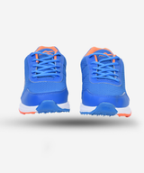 Blue marathon shoes