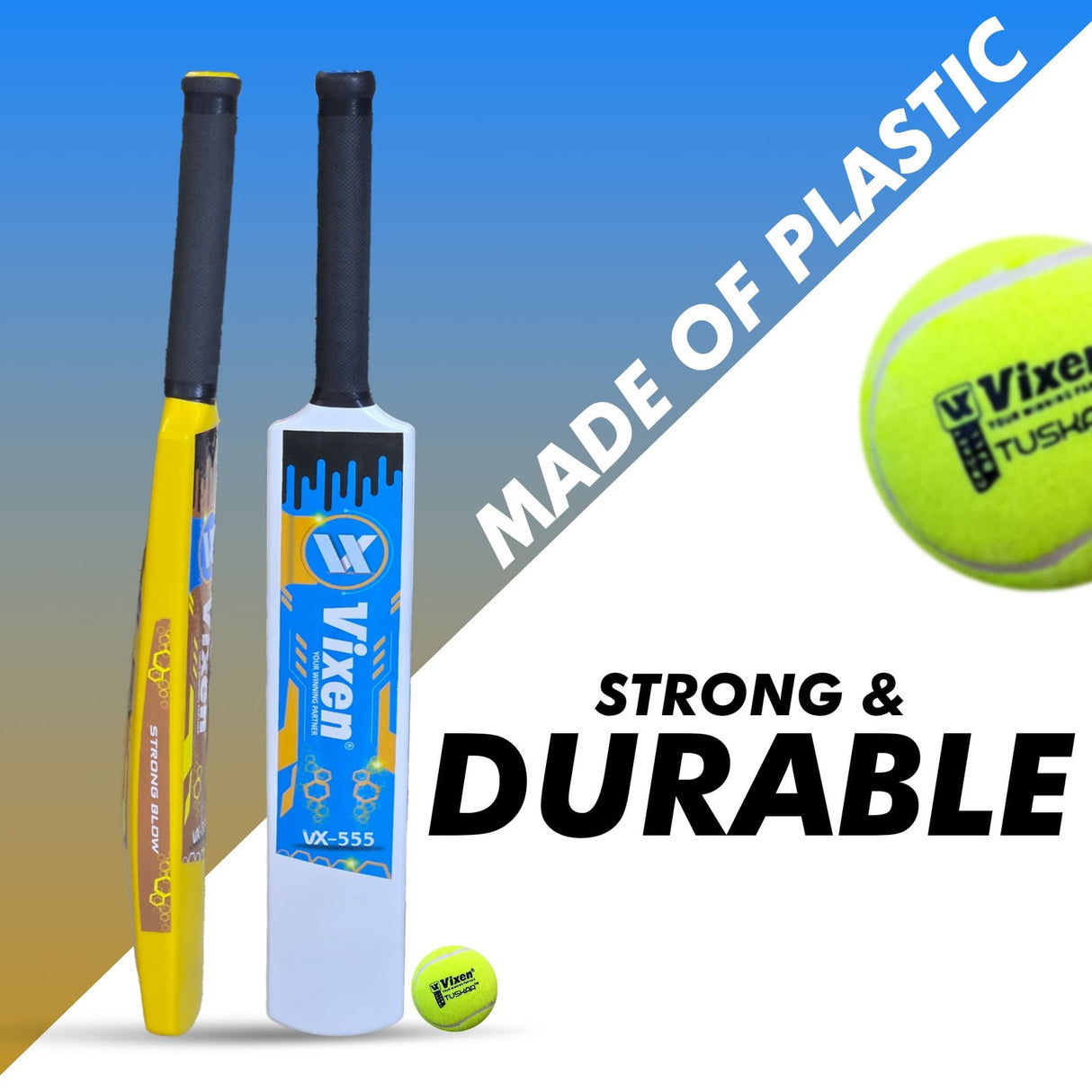 VIXEN CRICKET PLASTIC BAT VX 555