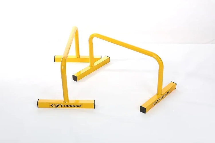 Cougar Dip Stand Station, Heavy Duty Upper Body Equipment for Home Gym for Tricep, Pull-Ups, L-Sits Parallette Push Up Stand Yoga Crossfit & Bodyweight Workout Training