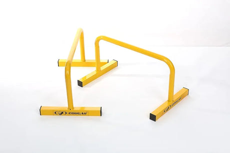 Cougar Dip Stand Station, Heavy Duty Upper Body Equipment for Home Gym for Tricep, Pull-Ups, L-Sits Parallette Push Up Stand Yoga Crossfit & Bodyweight Workout Training
