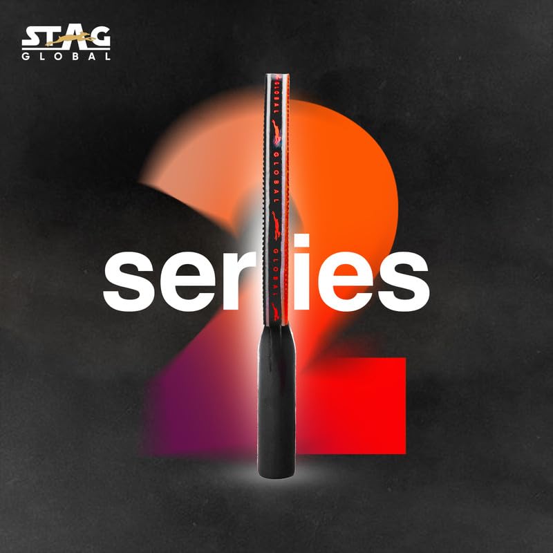 STAG GLOBAL (New Launch) Series 2 Table Tennis Racket | Lightweight | FUNPLAY & Beginners | Multi-Color