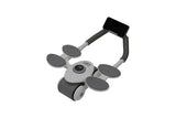 COUGAR Abs wheel Roller For Abdominal Core Strength Training Exercise Equipment || Home Gym-Ab Roller With Timer || Mobile Holder & Knee Pad || Men & Women-Abs Workout Machine For Core Plank Workout