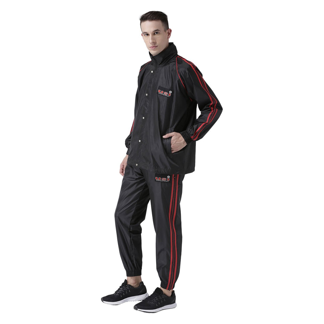 Men’s Zip Sauna Suit for Weight Loss, Running Exercise, Home Gym Workout – 411SZ