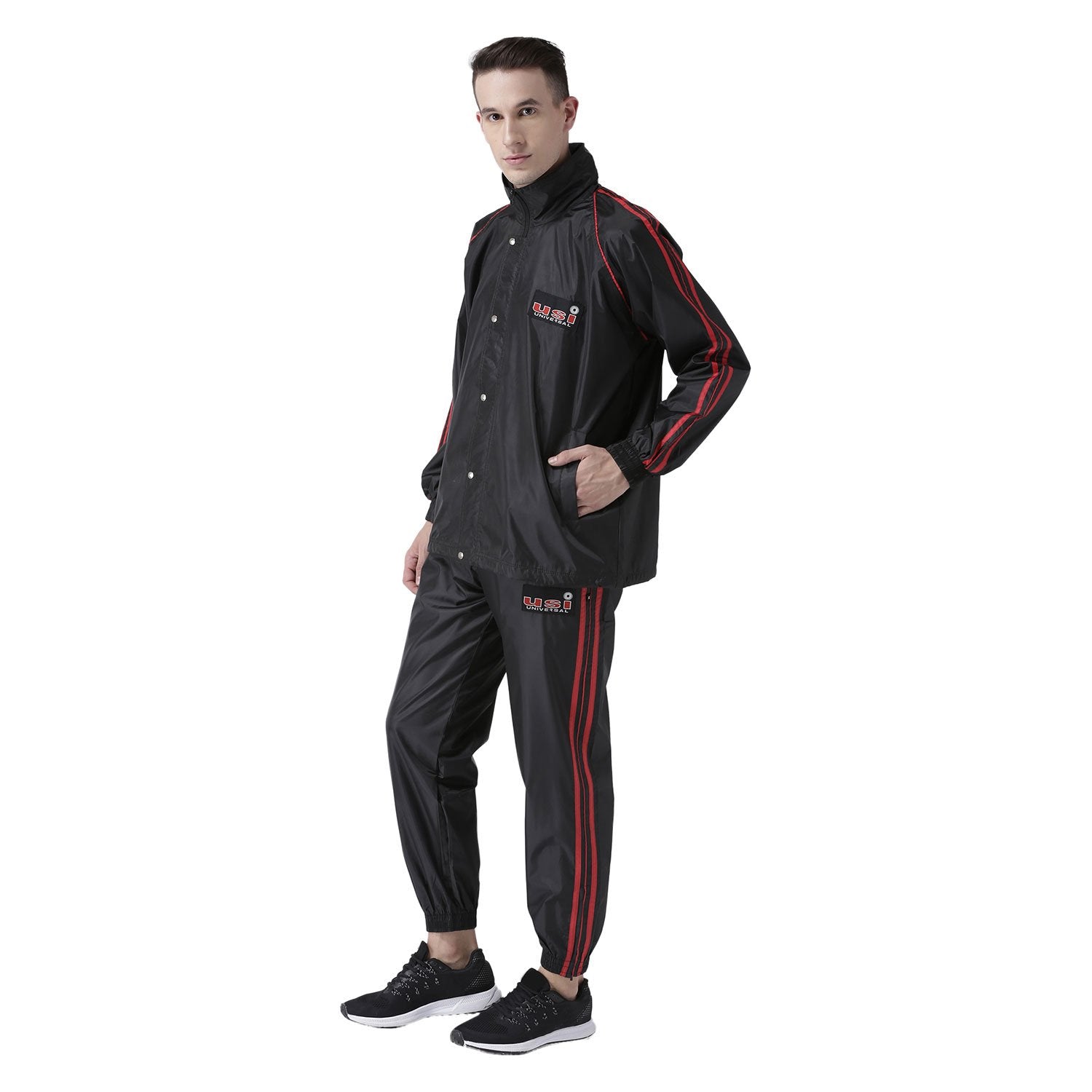 Men’s Zip Sauna Suit for Weight Loss, Running Exercise, Home Gym Workout – 411SZ