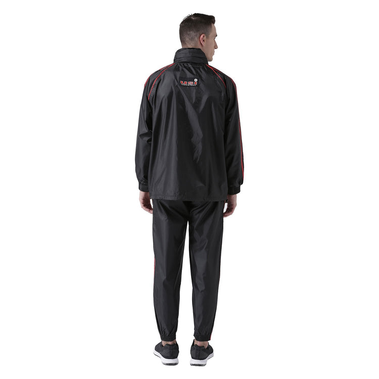 Men’s Zip Sauna Suit for Weight Loss, Running Exercise, Home Gym Workout – 411SZ